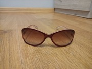 Okulary przeciwsłoneczne damskie brązowe