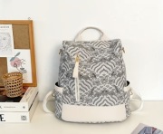 Antykradzieżowy plecak damski. Nowy. Beżowy Plecako-torebka 