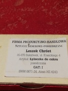 Stara łyżeczka do cukru.