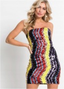 10TYS CEKIN OŁÓWKOWA SUKIENKA KOKTAJLOWA 40 M #107