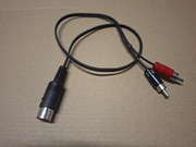 Kabel przewód unitra Diora fonica eltra radmor rca cinch 5din wm545 60 cm