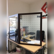 parawan ochronny zabezpieczający 2x70x100 plexi