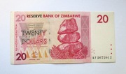 20 Dolarów 2007 r.  Zimbabwe