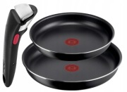 ZESTAW PATELNI TEFAL INGENIO EXTRA 24 i 28 cm + UCHWYT  gaz, bez indukcji
