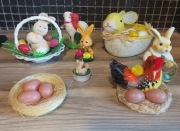 Ozdoba dekoracja Wielkanoc PRL