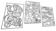 Doodle Wonderland - Kolorowanka dla dzieci;PDF do natychmiastowego pobrania