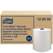 120059 Tork Matic 6 x 280 m ekstradługie ręczniki papierowe, białe, H1