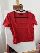 Uroczy Zadbany Idealny Crop Top Sinsay