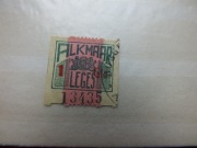 bilet nr 13435 na mecz ligi piłki nożnej ALKMAAR Holandia kasowany