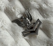 Przypinka - USN - Petty Officer Second Class E-5 (Cap Device) PO2 (silver)