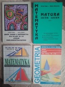 Zbiór zadań z matematyki Dróbka, Matematyka Cegiełka, Geometria Karpiński+1