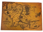 Mapa Śródziemie/Middle Earth, Tolkien