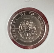 50 zł  1981 ŚWIATOWY DZIEŃ ŻYWNOŚCI     BARDZO ŁADNE  W HOLDERACH