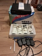 Zestaw 4 kamery do monitoringu 2mpx z rejestratorem wifi FullHD