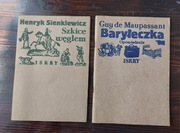 Iskry 1982-1983 Szkice węglem H.Sienkiewicz + Baryłeczka G.de Maupassant