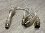 Kabel konwerter MIDI 8 pin na 5 pin, midi in, out, Dig in out