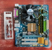 Gigabyte GA-G31M-ES2L płyta + procesor Intel Core 2 6300 1.86 + RAM 4GB