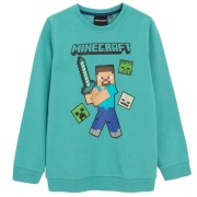 jak nowa bluza chłopięca niebieska Minecraft Smyk 152 12 lat