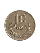 Polska 10 groszy 1949 rok nikiel 