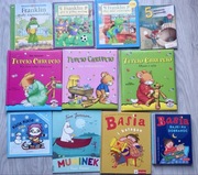 Zestaw ksiażek dla dzieci Franklin, Muminki, Tupcio Chrupcio, Basia