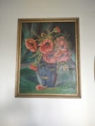 Obraz ,,Maki" olej na dykcie, 48/60,5