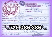 Cała Polska - Zaświadczenie o Bierzmowaniu