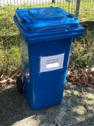 Kontener kosz niebieski 120L tylko Kraków 