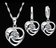 Komplet biżuterii damskej srebro 925