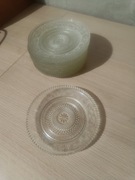 10szt deserowych talerzyków z czasów PRL