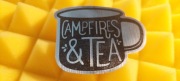 CAMPFIRES TEA COFFE CAMPER NAKLEJKA STICKER