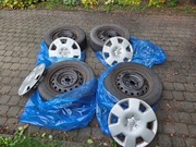 Koła Stalowe z oponami zimowymi 195/60/R15 4x100
