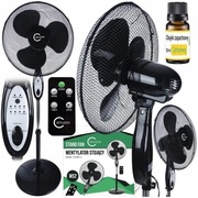 Wiatrak Wentylator Stojący Obrotowy  Aroma BOX + Olejek