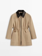 Massimo Dutti Kurtka Damska Beżowa Rozmiar XL Nowa z Metką