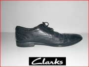 buty CLARKS 42 wyjściowe biznesowe skóra skórzane