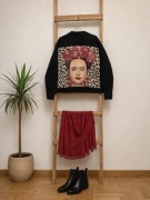 Kurtka jeansowa Levis katana denim levi czarna Frida Kahlo