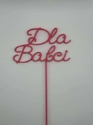 Topper do bukietów "Dla Babci"