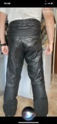 Spodnie skóra na motor 