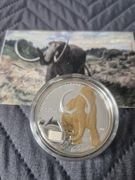 WKS 1000 Francs Mamut 2010 Ag platerowane złotem + kość słoniowa.500 sztuk 