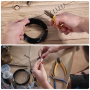 Czarny 2,0 mm x 20 m drut ogrodowy powlekany tworzywem sztucznym