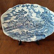 DUŻA PATERA OWALNA ENGLAND 