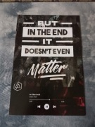 plakat zspołu muzycznego linkin park