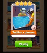 Tablica z planem / Coin Master karty