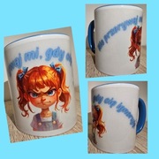 Kubek z nadrukiem Nie przerywaj mi, gdy cie ignoruje 