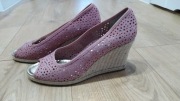 Hotter koturn buty damskie zamszowe rozmiar 39