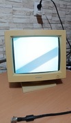 Monitor komputerowy retro.