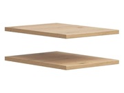 Komplet dwóch półek 27x36 cm dąb artisan MultiDo