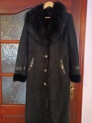 Piękny nowy kożuch z naturalnej skóry rozm S 
