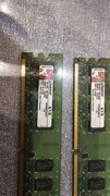2 x Pamięć RAM Kingston DDR2 2GB 800MHz CL6 KVR800D2N6/2G
