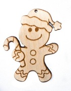 Ozdoba choinkowa z drewna 10 cm