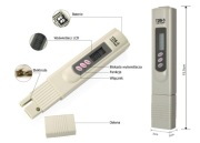 4 Sztuki - TESTER MIERNIK CZYSTOŚCI WODY TDS TEMPE